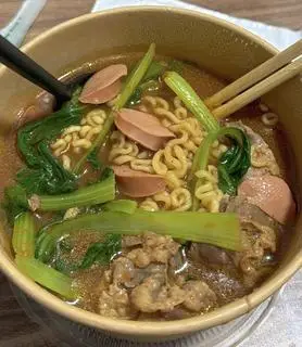 Hình ảnh Mì cay đậm vị chuẩn Hàn BILLFOOD mix thịt Ba chỉ Bò