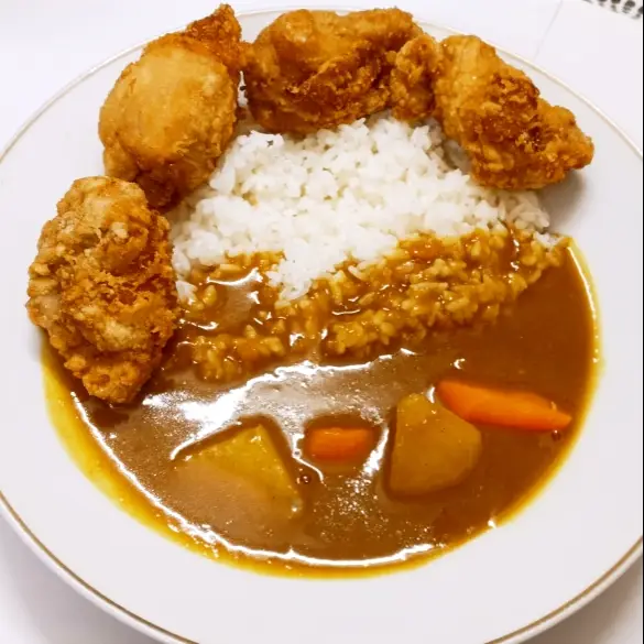 Hình ảnh Cơm cà ri Karaage