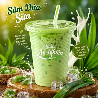 Hình ảnh Sâm dứa sữa thơm ngon tươi mát