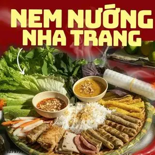Hình ảnh Nem nướng 2 người Đặc Biệt Vipro (ĐỦ ram tôm, ram dông, chả lụa, chả bò)