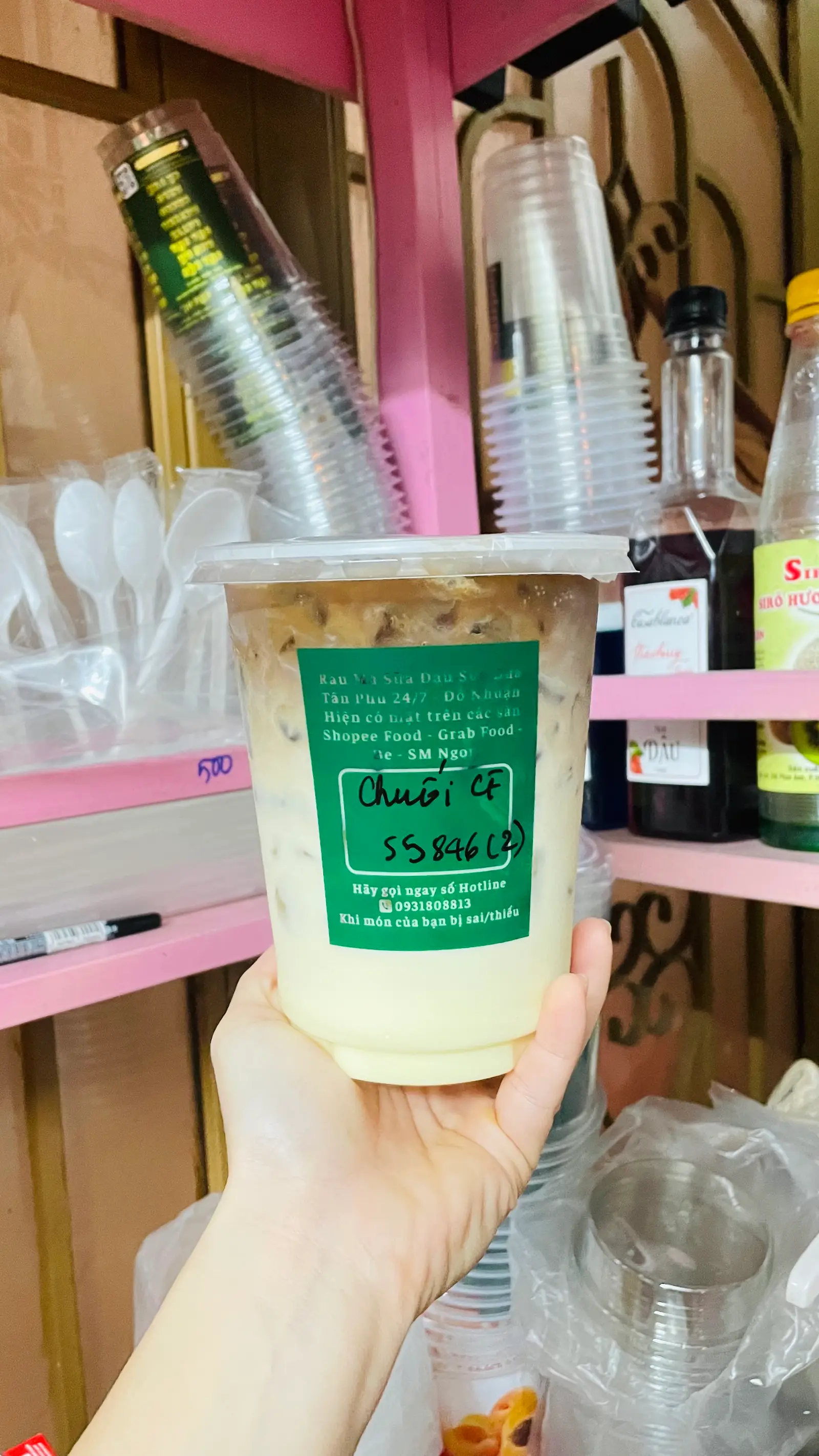 Hình ảnh Cà Phê Sữa Chuối