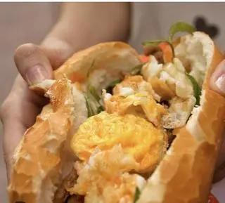 Hình ảnh bánh mì trứng