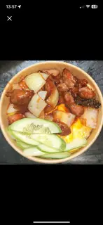 Hình ảnh Cơm Bò Sốt Tiêu x Phủ Trứng. NGON