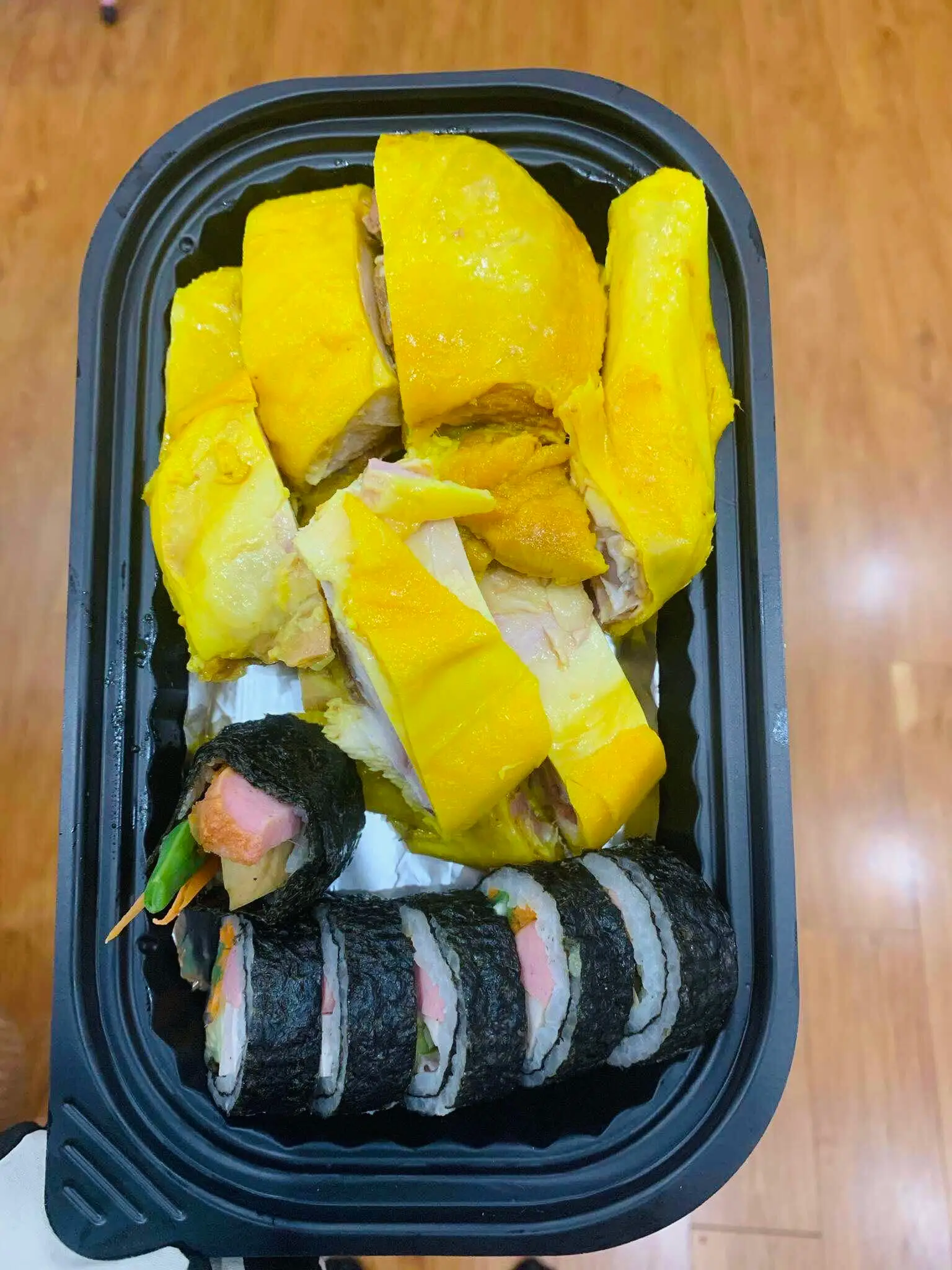 Hình ảnh COMBO Gà ủ muối + Kimbap (thường hoặc chiên)