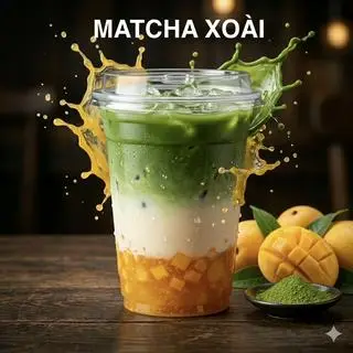 Hình ảnh MATCHA XOÀI - ly 700ml