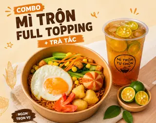 Hình ảnh Combo Mì Trộn Sốt Bếp Mẹ Bon và Trà Tắc 