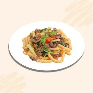 Hình ảnh Nui bò xào