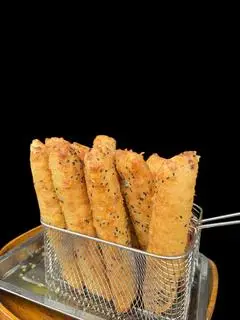 Hình ảnh Chuối chiên mè đen