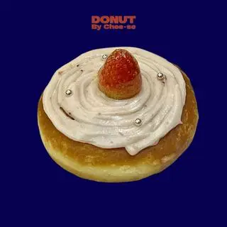 Hình ảnh Donut Nhân Kem Bé dâu - hơi ngọt