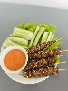 Hình ảnh 1 Xiên “Bò” Nướng Sa Tế