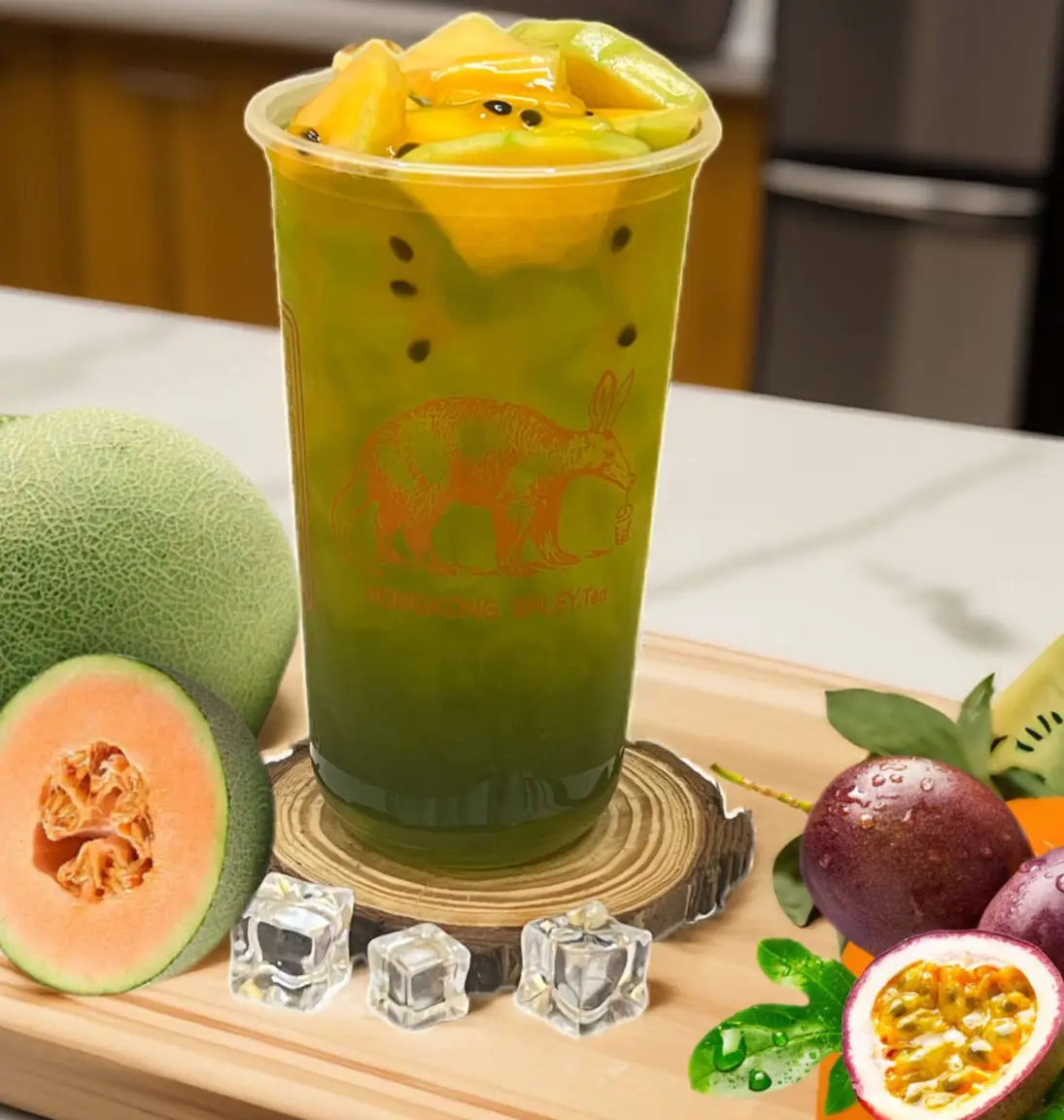 Hình ảnh Trà Dưa Lưới Chanh Dây