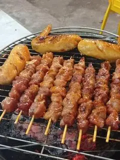 Hình ảnh xiên thịt nướng 