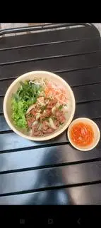 Hình ảnh Bún thịt heo xào sa tế