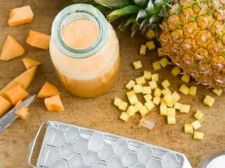 Hình ảnh Nước ép mix dưa lưới dứa