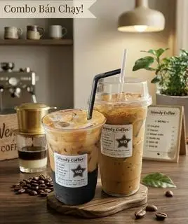 Hình ảnh Combo Nâu Đen ly L