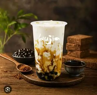 Hình ảnh sữa tươi chân trâu đường đen nguyên chất siaz L thơm ngon mát lạnh sảng khoái 