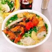 Hình ảnh canh cá rô đồng ( bánh đa trắng)