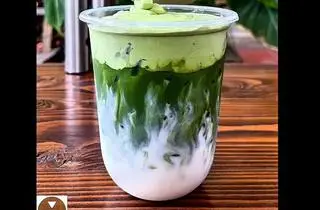 Hình ảnh matcha late kem dẻo 