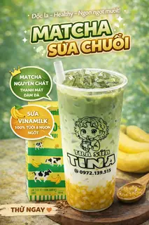 Hình ảnh MATCHA LATTE SỮA CHUỐI 
