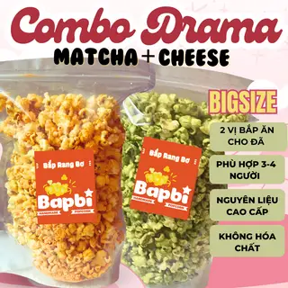 Hình ảnh Combo Bắp Rang Hậu Cung ( Matcha & Cheese)