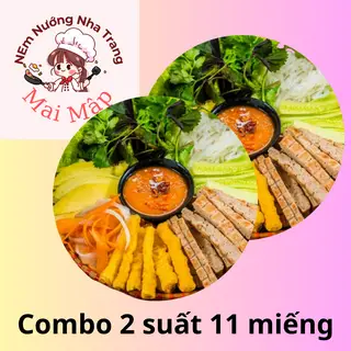 Hình ảnh Combo 2 suất nem nướng Nha Trang 11 miếng 
