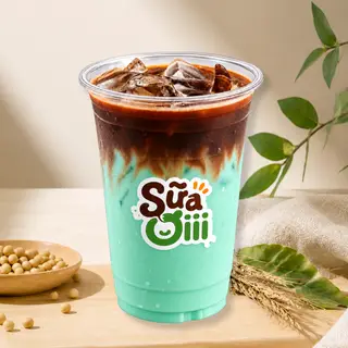 Hình ảnh Sữa đậu nành bạc hà cacao
