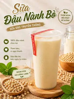 Hình ảnh Sữa đậu nành sữa đặc ( Nành Bò ) 700ml