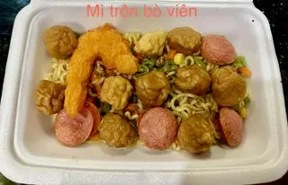 Hình ảnh Mỳ trộn bò viên