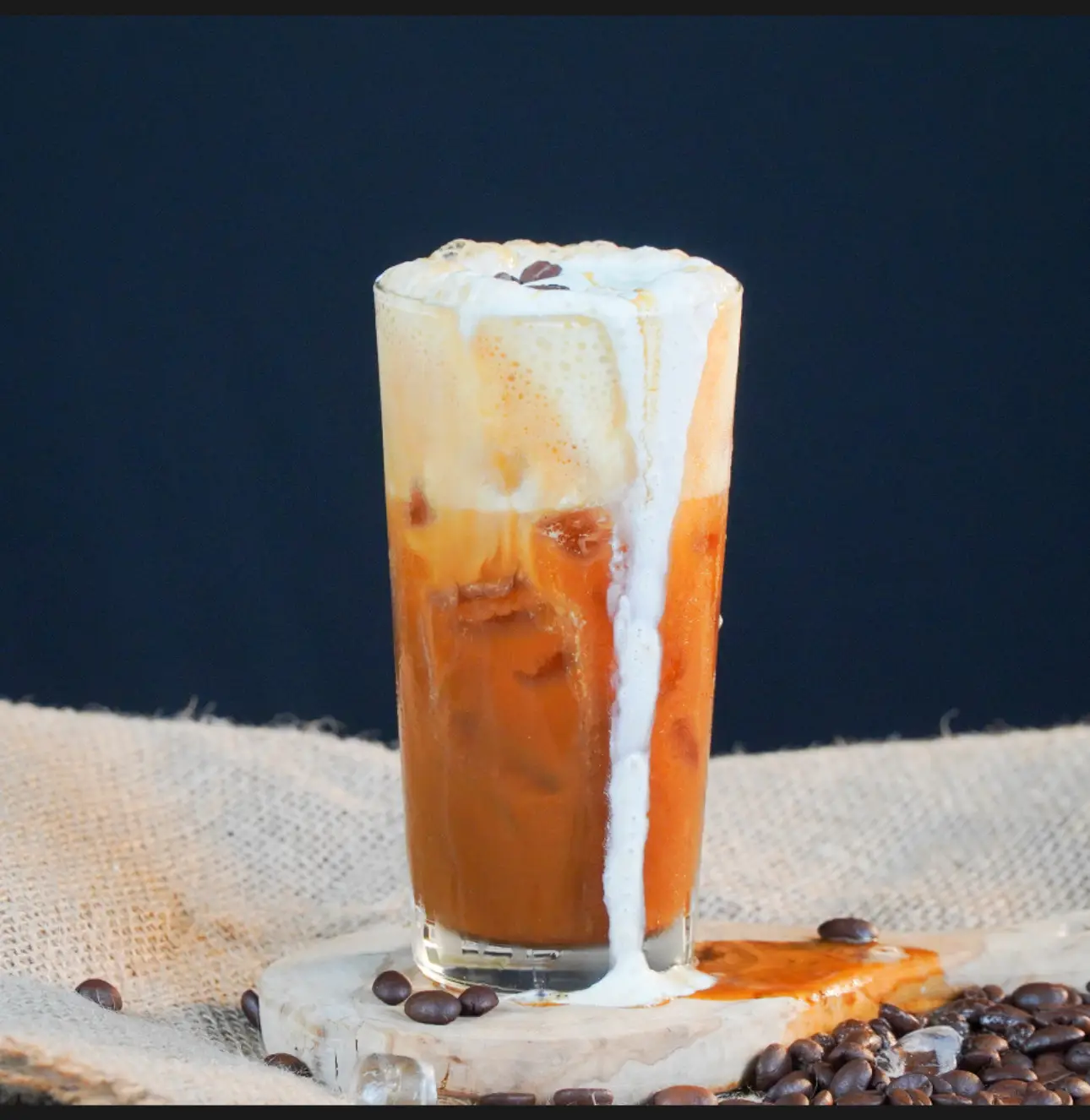 Hình ảnh Sữa tươi caramel muối