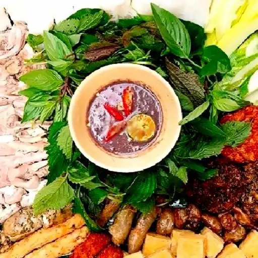 Hình ảnh Bún đậu - nem - dồi sụn