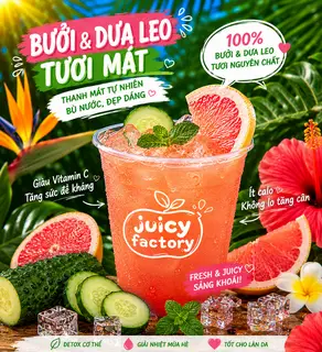 Hình ảnh Bưởi- dưa leo: Detox người nhẹ, dáng thon