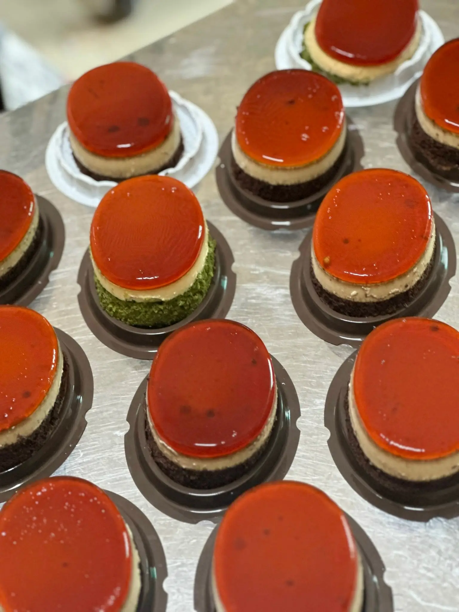 Hình ảnh Gato flan cacao nhỏ