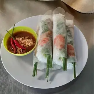 Hình ảnh côm bô 5 goi cuon+tương đâu 