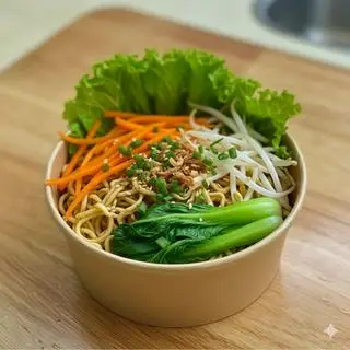 Hình ảnh Mì trộn indomi - Rau củ