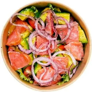 Hình ảnh Salad cá hồi với bơ