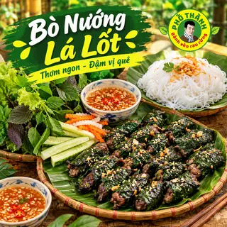 Hình ảnh Bò nướng lá lốp mỡ hành
