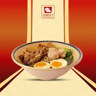 Hình ảnh Mì hoành thánh sườn bò thập cẩm