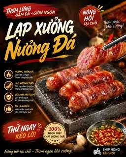 Hình ảnh Lạp xưởng nướng đá