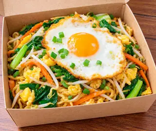 Hình ảnh Mì xào trứng