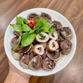 Hình ảnh Dồi Mỡ Hấp 