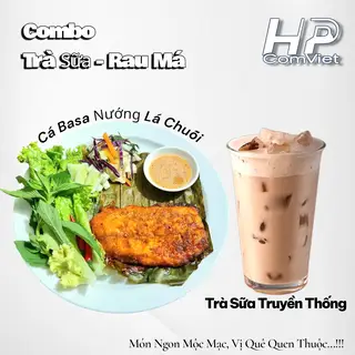 Hình ảnh CB. Cơm Cá Basa Phi Lê  Nướng Lá Chuối  - Trà Sữa Truyền Thống 