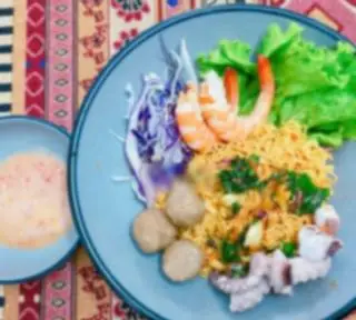 Hình ảnh Mì Trộn Sốt Thái Hải Sản