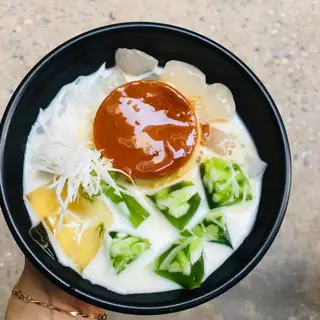 Hình ảnh Chè dừa non caramel hạt đác
