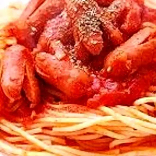 Hình ảnh Spagetti xúc xích