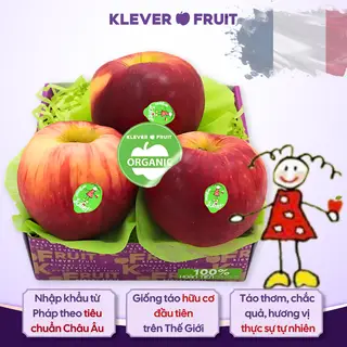 Hình ảnh TáoJuliet Organic Pháp size nhỏ - khay 03 quả