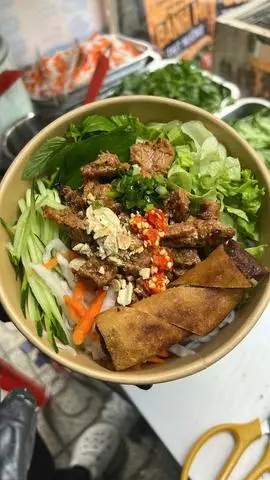 Hình ảnh bún thịt nướng