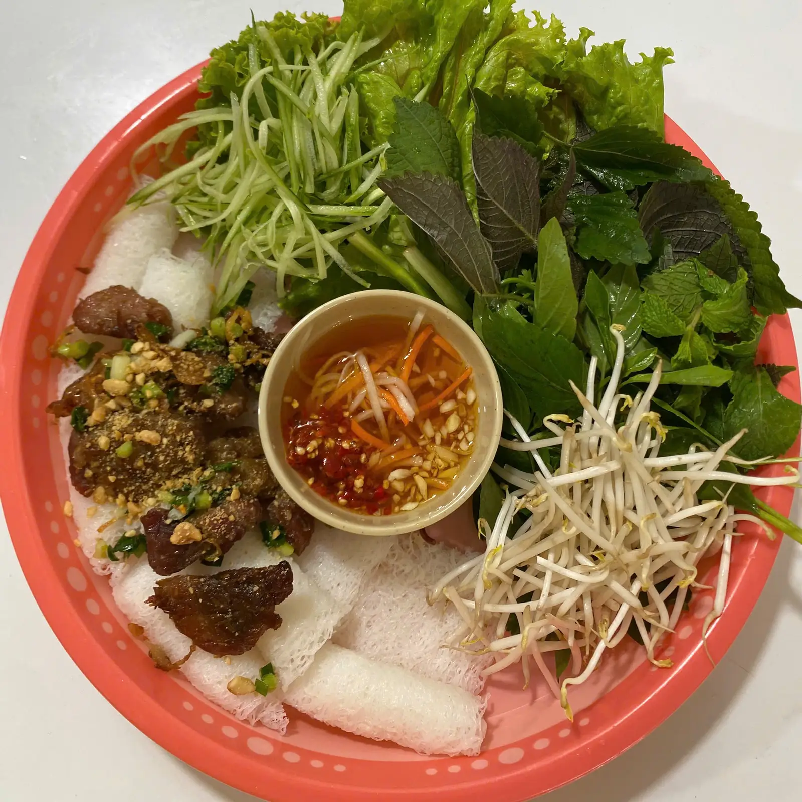 Hình ảnh Bánh hỏi thịt nướng