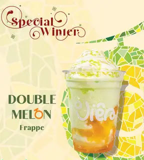 Hình ảnh Double MELON Frappe (Dưa lưới đá xay)