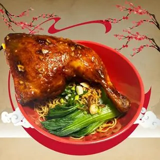 Hình ảnh Mì đùi gà gác tô đặc biệt