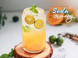 Hình ảnh Soda Cam, Táo, Nho, Dâu